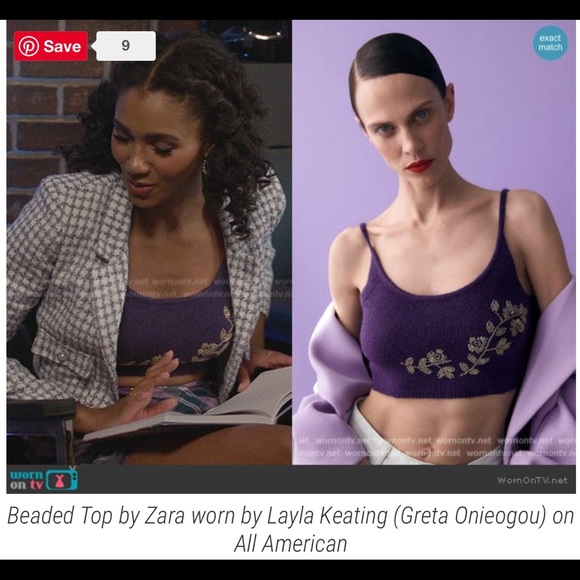 Zara Tops - ZARA Bloggers Fav Wool Blend Beaded Knit Top